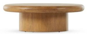 front view of the Four Hands Zach Burnished Large Coffee Table