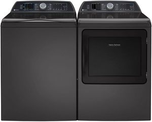 GE Profile Diamond Gray Laundry Pair