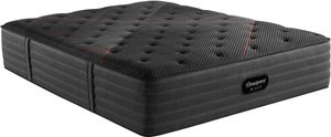 front left view of the Beautyrest Black® C-Class 13.75" Pocketed Coil Firm Tight Top Queen Mattress