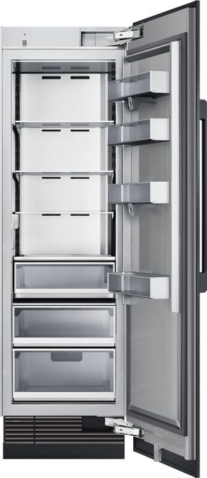 front view of inside the Dacor® Contemporary 13.7 Cu. Ft. Panel Ready All Refrigerator Column