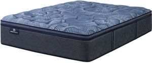 front angled view of the Serta® Perfect Sleeper® Cobalt Calm Innerspring Plush Pillow Top Full Mattress