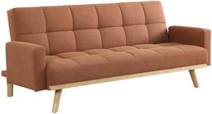 front view of the Coaster® Kourtney Terracotta Sofa Bed