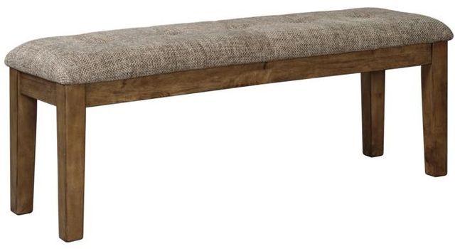 Benchcraft® Flaybern Large Light Brown Dining Room Upholstered Bench product image