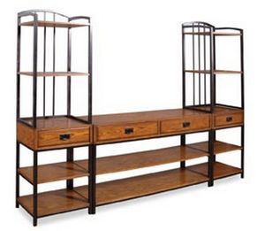 homestyles Modern Craftsman Craftsman Brown Media Stand