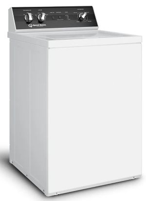 front view of the Speed Queen® TR3 3.2 Cu. Ft. White Top Load Washer