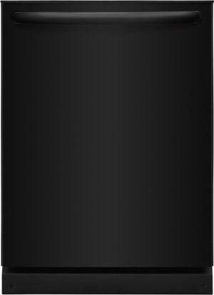 front view of the Frigidaire® 24" Black Built In Dishwasher