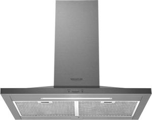 front view of the Signature Kitchen Suite 36" Stainless Steel Wall Mounted Range Hood