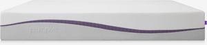 side view of the Purple® Purple Plus® Grid Technology Medium Smooth Top Queen Mattress in a Box
