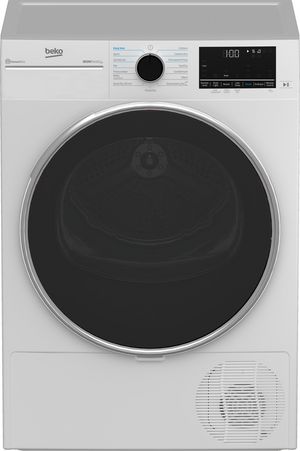 front view of the Beko 4.5 Cu. Ft. White Electric Dryer