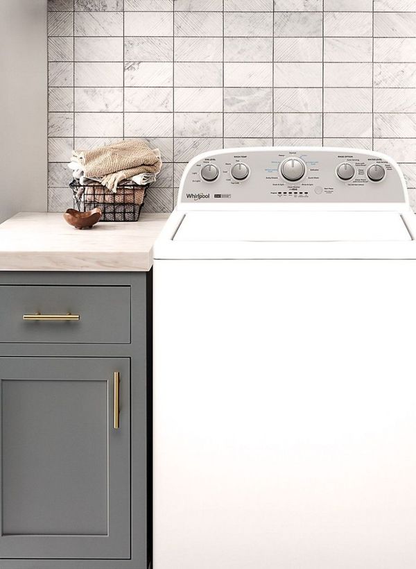 Whirlpool 3.8 - 3.9 Cu. Ft. 2 in 1 Removable Agitator White Top Load Washer