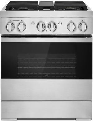 Jenn Air® Noir™ 30” Stainless Steel Pro Style Gas Range
