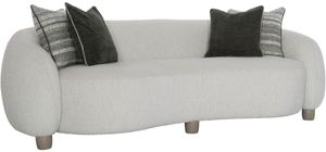 merritt-sofa view of a retro style round gray sofa