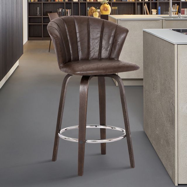 Armen Living Connie Brown 30” Bar Stool