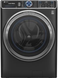 front view of the GE Profile™ 5.3 Cu. Ft. Carbon Graphite Front Load Washer