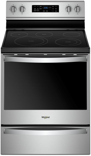 Whirlpool 30" Fingerprint Resistant Stainless Steel Freestanding Electric Range