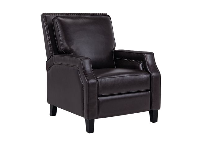 faux leather recliner