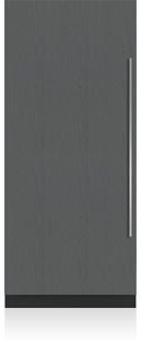front view of the Sub-Zero® Designer Series 21.7 Cu. Ft. Panel Ready Counter Depth Column Refrigerator