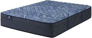 front right view of the Serta® Perfect Sleeper® Cobalt Calm Innerspring Extra Firm Tight Top Queen Mattress