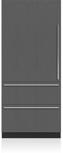 front view of the Sub-Zero® Designer Series 19.6 Cu. Ft. Panel Ready Counter Depth Bottom Freezer Refrigerator