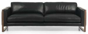 front view of the Four Hands Kensington Otis Harrison Black Sofa