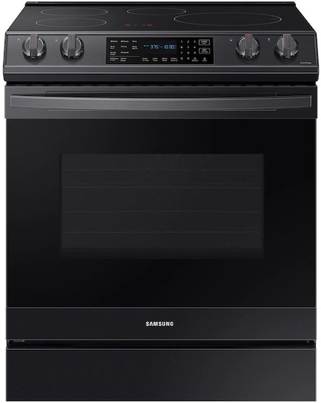 Samsung 30" Fingerprint Resistant Black Stainless Steel Slide-In Induction Range