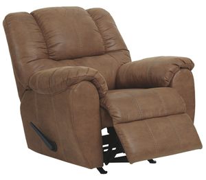 Signature Design by Ashley® Saddle Walnut Rocker Recliner