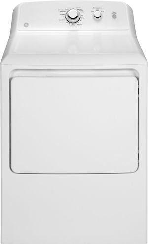 GE 7.2 Cu. Ft. White Front Load Electric Dryer