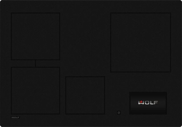 Wolf® 30" Black Induction Cooktop
