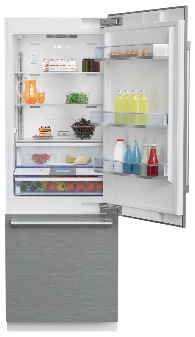 Panel Ready Beko Refrigerator with Open Door