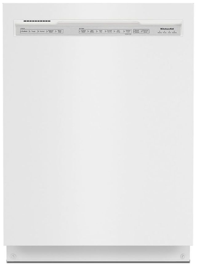kitchenaid white dishwasher