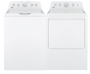 GE White Laundry Pair