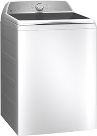 front view of the GE Profile™ 5.0 Cu. F.t White Top Load Washer