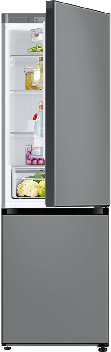 Stainless steel Samsung bottom freezer refrigerator