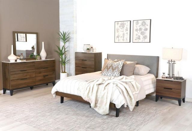front view of the Clarity 6 Piece Queen Bedroom Set