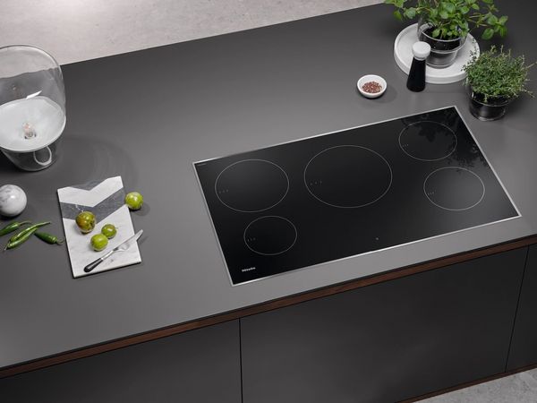 Miele 36" Black Induction Cooktop