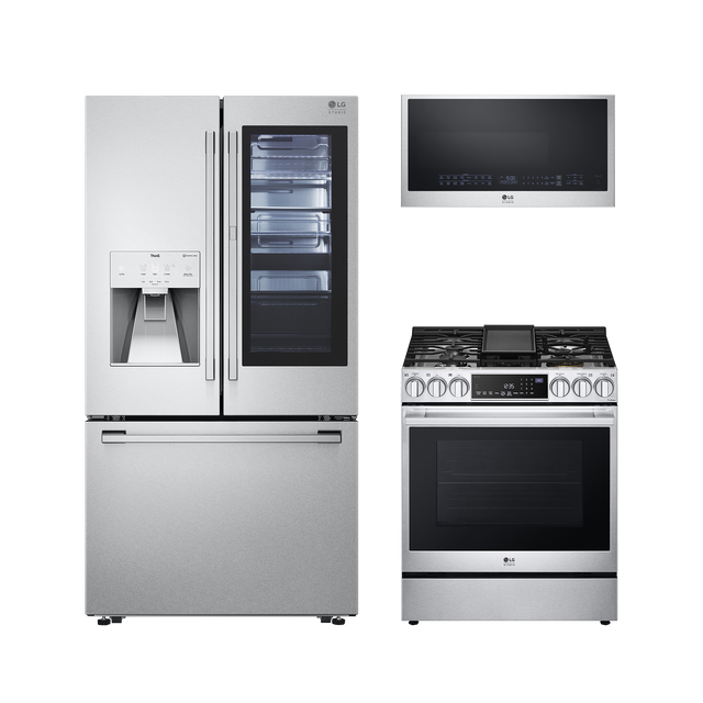 LG 3 Piece Stainless Steel Kitchen Package