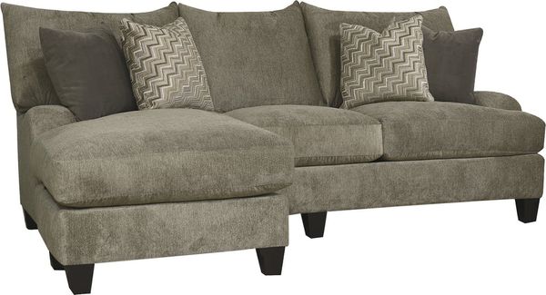 front view of the England Furniture Del Mar Catalina Sofa with Floating Ottoman Chaise