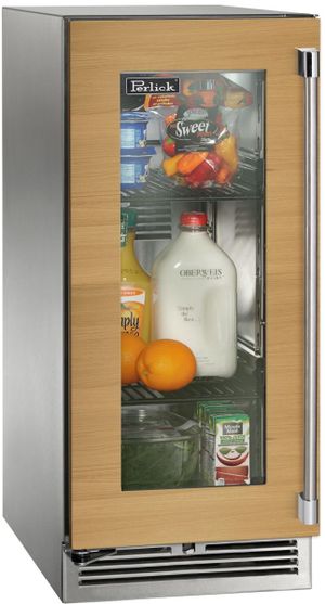 front view of the Perlick® Signature Series 2.8 Cu. Ft. Panel Ready Outdoor Under The Counter Refrigerator