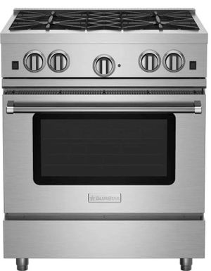 front view of the BlueStar® Culinary Series 30" Color Match Freestanding Gas Range