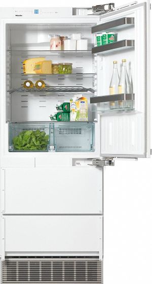 Miele 14.1 Cu. Ft. White Bottom Freezer Refrigerator