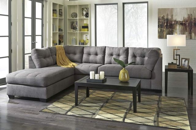grey sectional living room couch