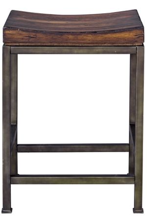 Uttermost® Beck Dark Walnut Counter Height Stool Model #: 25441