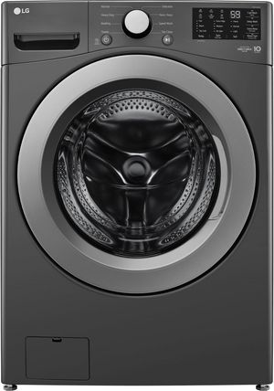 LG 5.0 Cu. Ft. Middle Black Front Load Washer