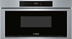 front view of the Bosch® 800 Series 1.2 Cu. Ft. Stainless Steel Drawer Microwave