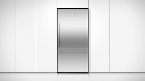 Fisher & Paykel Series 7 13.4 Cu. Ft. Stainless Steel Bottom Freezer Refrigerator