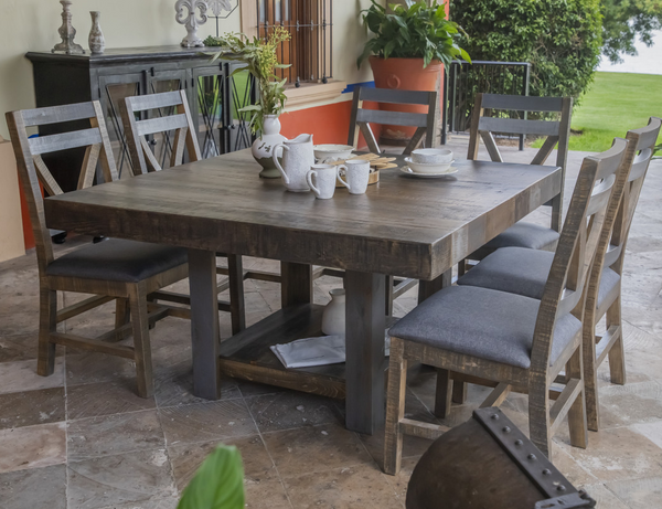 International Furniture Direct Loft Brown/Gray Dining Table