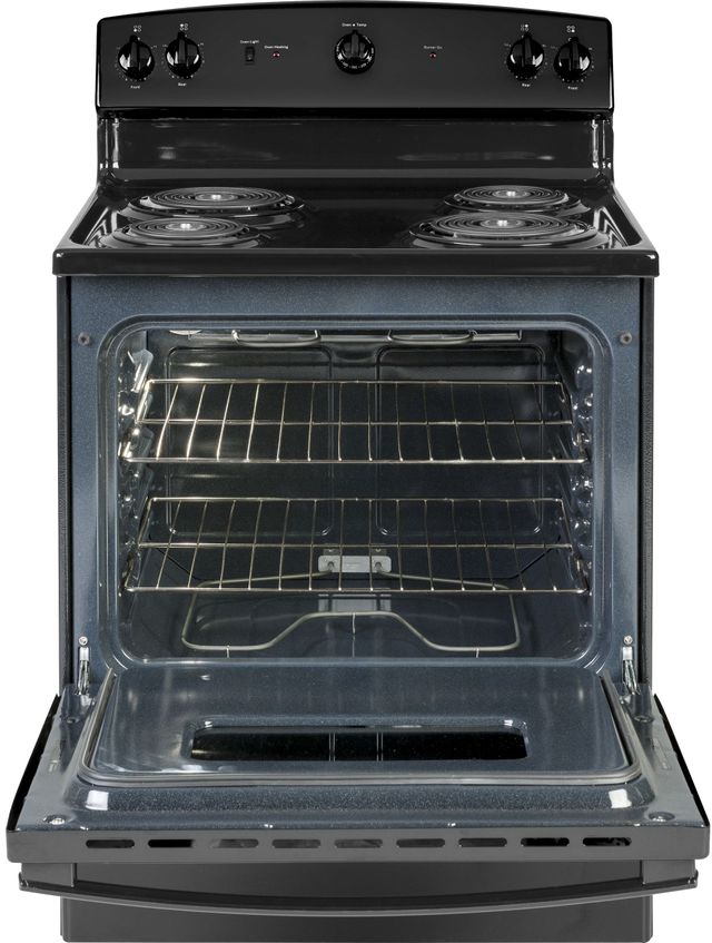 Black GE Freestanding range
