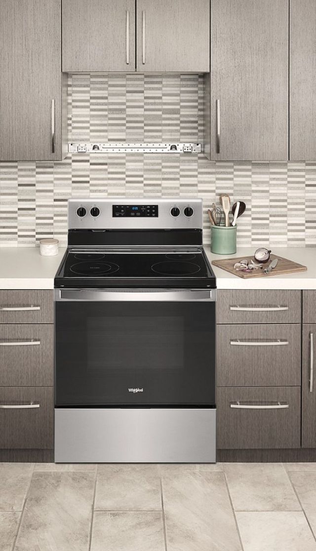 Whirlpool® 30" Stainless Steel Free Standing Electric Range