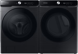 Samsung Brushed Black Front Load Laundry Pair