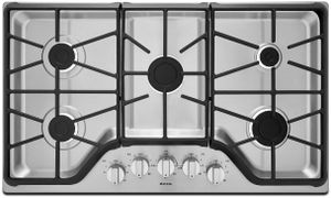 Maytag 36" Front Controls Stainless Steel Gas Cooktop
